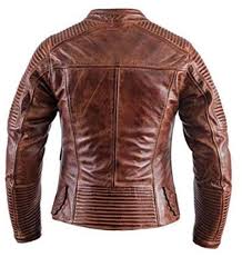men s distressed brown leather jacket