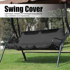 waterproof swing cover 3 seat chair