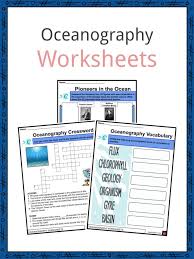 oceanography facts worksheets history
