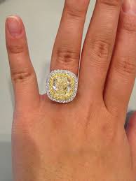 Yellow Diamond Ring Rings Diamonds In 2019 Yellow