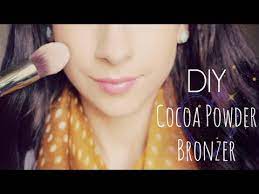 diy cocoa powder bronzer you