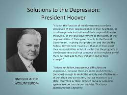 depression president hoover