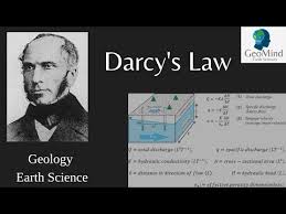Darcy S Law Groundwater Geology