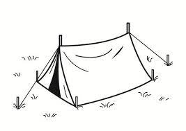 Free coloring pages to download and print. Tent Coloring Sheet Sketch Coloring Page Tent Drawing Coloring Sheets Tent