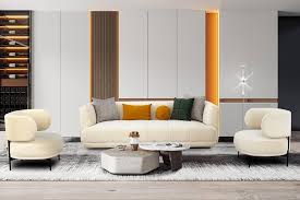 modern sofa set 4 pieces hd 22075