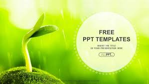 Free Green Concept Powerpoint Templates Design