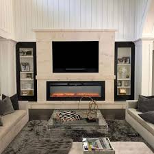 Tempered Glass Wall Mounted Fireplace