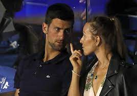 The tennis ace's wife jelena forgot to end the session after she started to film her husband going through some training exercises. No 1 Djokovic Wife Test Positive For Virus