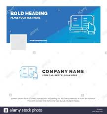 Blue Business Logo Template For Book Lesson Study Literature