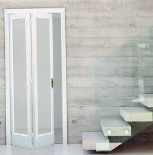 bifold closet doors with frosted glass