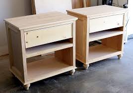 How To Build Diy Nightstand Bedside Tables