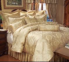 gold comforter set queen