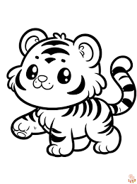 tiger coloring pages print color