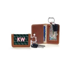 Kent Keyring Wallet Monogram Stripe