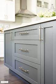 white and grey kitchen a hardware