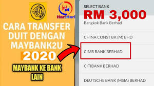 Berapa maksimal transfer sms banking? Cara Transfer Duit Dengan Maybank2u Maybankbank Lain Cimb Rm3 000 Full Tutorial Malay 2020 Hari Hari Youtube