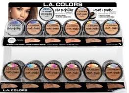 l a colors cream to powder makeup