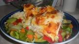 cheesy baked fillet of fish casserole