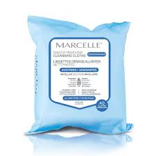 recyclable cleansing cloths by marcelle
