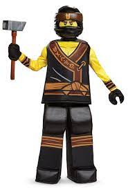 Disguise Cole Lego Ninjago Movie Prestige Costume, Yellow/Black, Large  (10-12) - Walmart.com