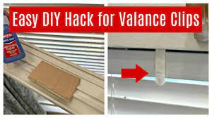 broken valance clips on blinds
