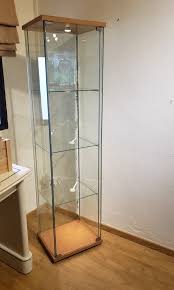 Ikea Detolf Glass Cabinet Furniture