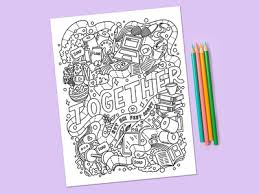 There are tons of great activities that you can do with food coloring pages. Stay Home Color A Collection Of Free Coloring Pages To Help You Relax Dribbble Design Blog