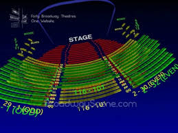 Broadway Seating Chart New Amsterdam Theatre Seating Chart