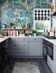 10 Kitchens That Wow With Wallpaper