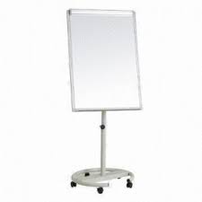 Luxurious Moving Flip Chart Board With Paper Clamp For Sale