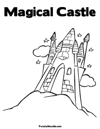 Color in this picture of a castle and share it with others today! Coloring Castle Peace Pages Coloring Home