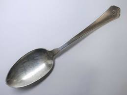 Old R Wallace Sterling Silver Teaspoon