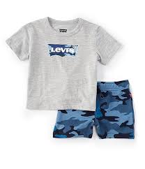 Camo Print French Terry Shorts Set