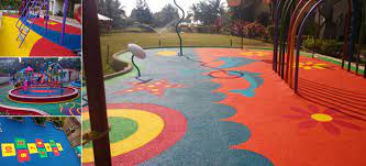 rubber flooring makes play area safe