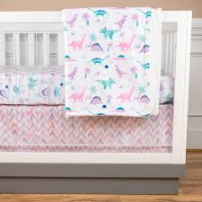 Dinosaur Crib Bedding Baby Girl Nursery