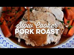 slow cooker pork roast you