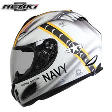 Nenki Motorcycle Full Face Helmet Chopper Cruiser Street