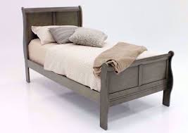 louis philippe twin size bed gray