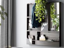 Cube Open Wall Cabinet With Mirrored