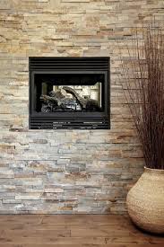 Stone Feature Wall With Fireplace