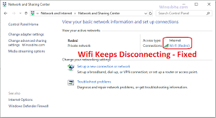 fix wifi keeps disconnecting frequently