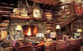 Rock Fireplaces Lodges