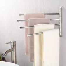 Wall Mount Bathroom Swivel Towel Bar