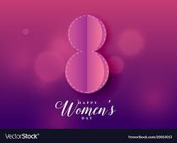 happy womens day background vector image
