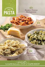 panera presents a pion for pasta