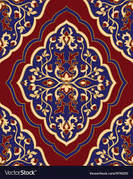 oriental carpet royalty free vector image