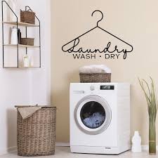 Laundry Wash Dry Wall Decal Laundry