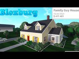 Roblox Bloxburg Family Guy House Tour W