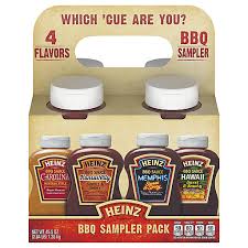 heinz bbq sauce sler pack 4