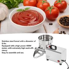 450 w strainer machine for tomato puree